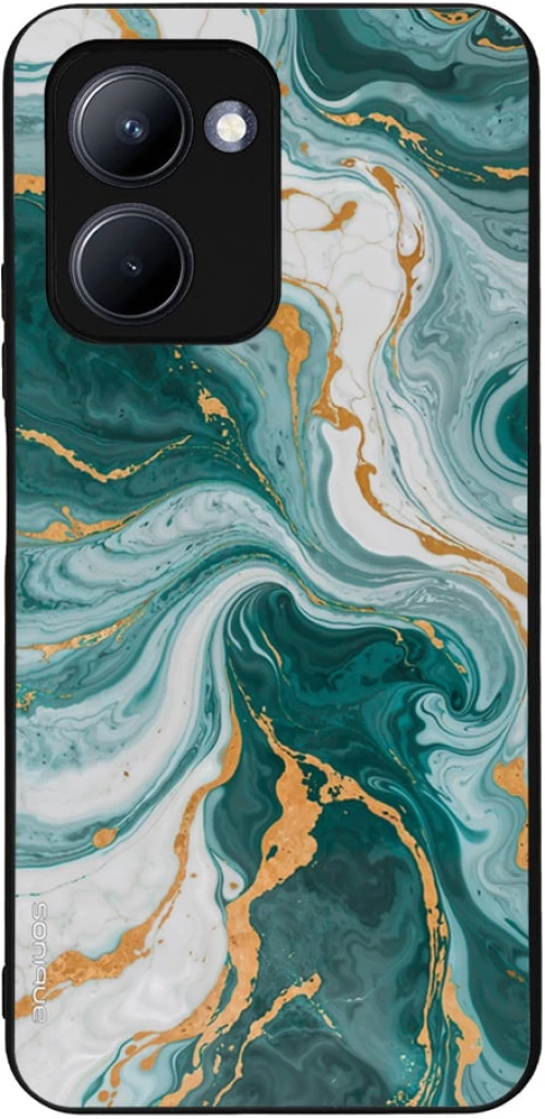 Θήκη Sonique Marble Series για Realme C33 Πράσινο 01
