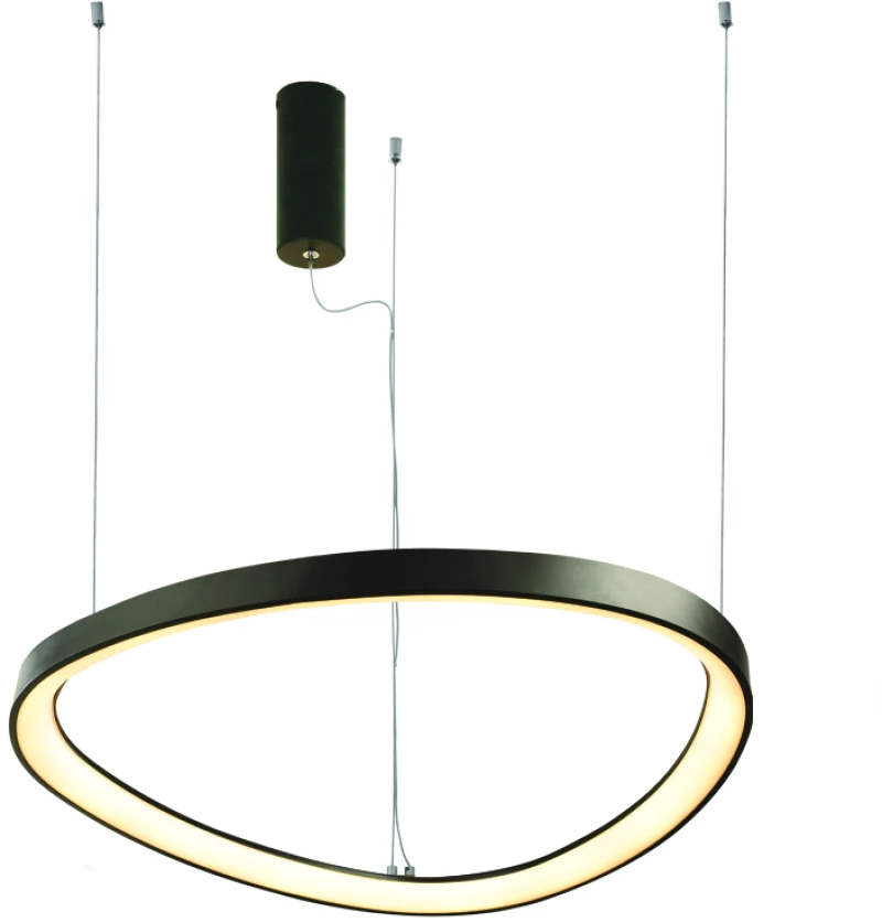 Φωτιστικό Κρεμαστο Aca BR97LEDP40BKCCT HARMONY Μαύρο Ματ (Black Mat) 3000-4000-6000K