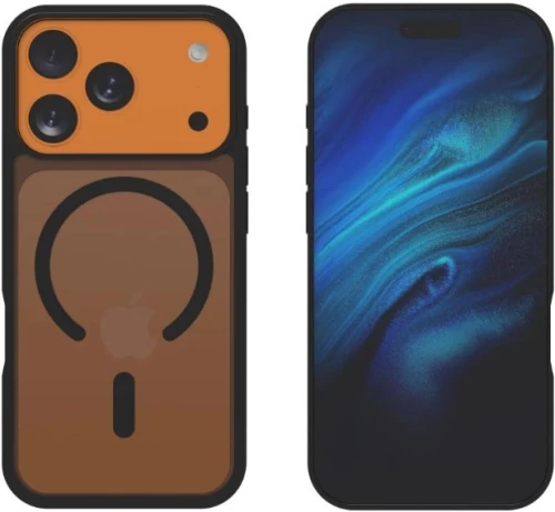 Θήκη iPhone 17 Pro Max Vivid MagSafe Hybrid Case Ημιδιάφανη με MagSafe - Black (CS-MGS TR 2-2508002)