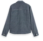 Scotch&Soda Man Structured Striped Overshirt