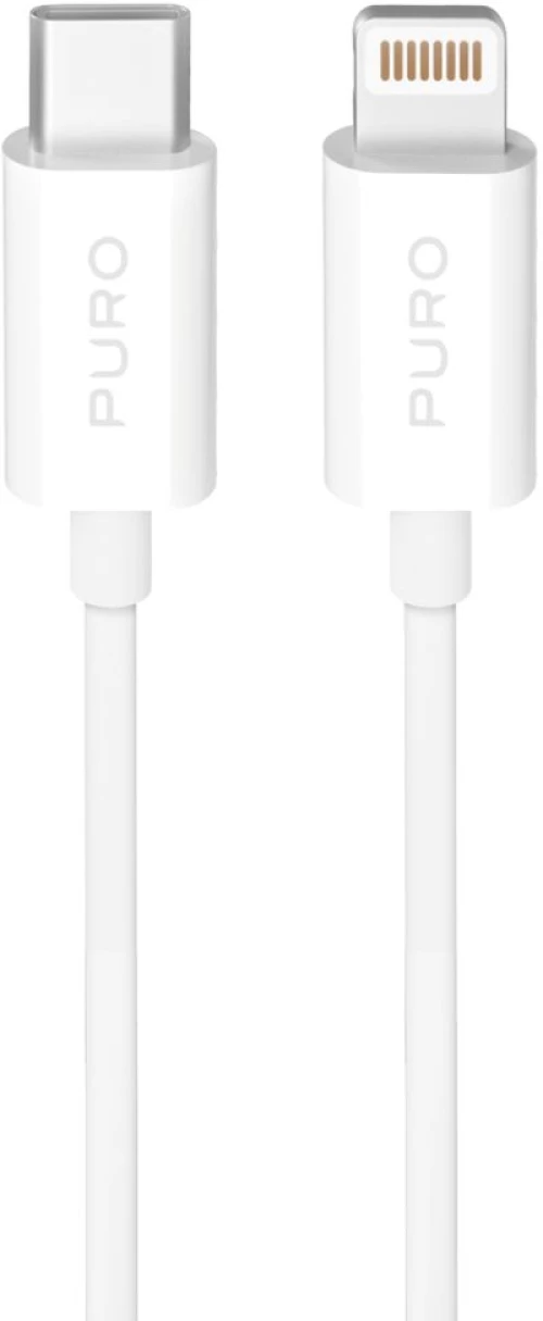 Puro TPE 20W USB-C - Lightning Cable 2m - White