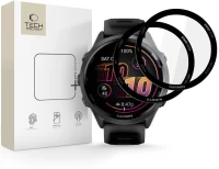 Tech-Protect Glass Flex+ 2-pack hybrid glass for Garmin Forerunner 970 / 570 47 mm - black