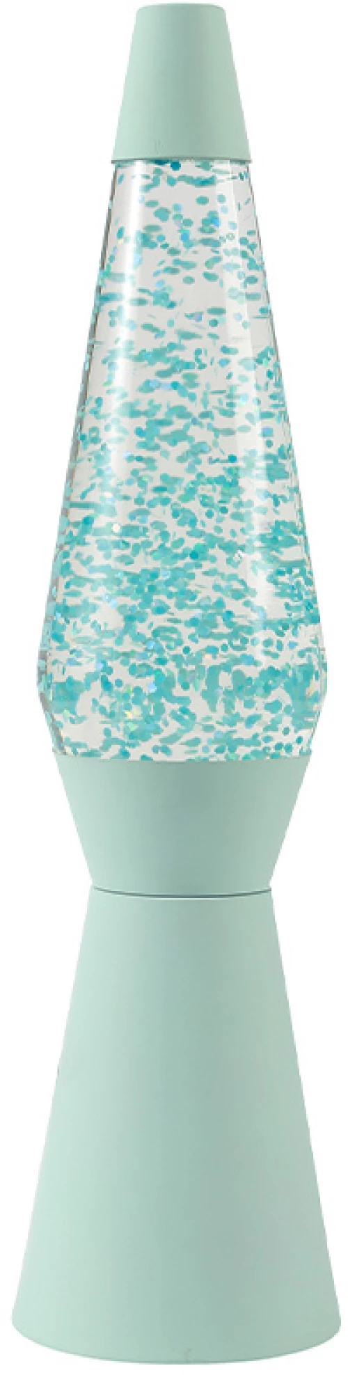 iTotal - Spaceship Glitter Lamp - Pastel Green - 11x11x40 cm / Toys