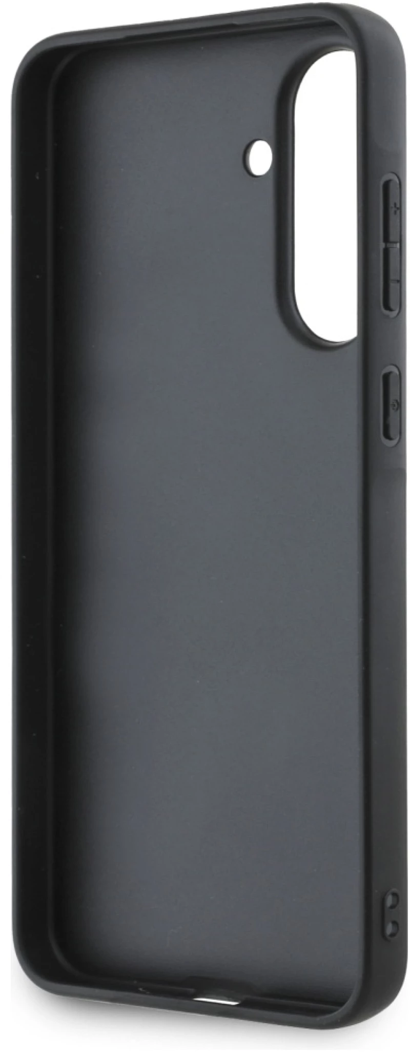 Karl Lagerfeld Saffiano Case w/ K&C Metal Logo for Samsung Galaxy A56 - Black