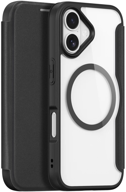 Dux Ducis Skin X Pro iPhone 17 Case with Wallet, MagSafe Compatible - Black