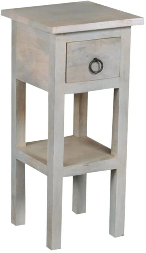 MAISON CLASSIC Έπιπλο Stand, Ξύλο Mango Antique Άσπρο