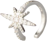 Star Clip - Rhodium plated