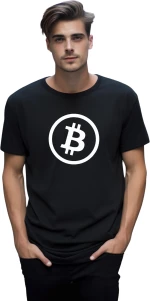 Ανδρική Μπλούζα Bitcoin TMB812-Μαύρο