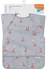 Gray, Fox, Αδιάβροχη σαλιάρα με μακρύ μανίκι 2-4years, BabyOno