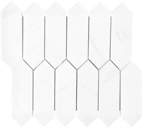 Ivy Space 27.1x29cm Πλακάκι Picket Premium Thassos Γυαλιστερό