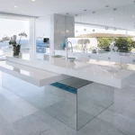Ivy Space Πλακάκι Μαρμάρου Carrara 61x61x1 cm, Γυαλιστερό