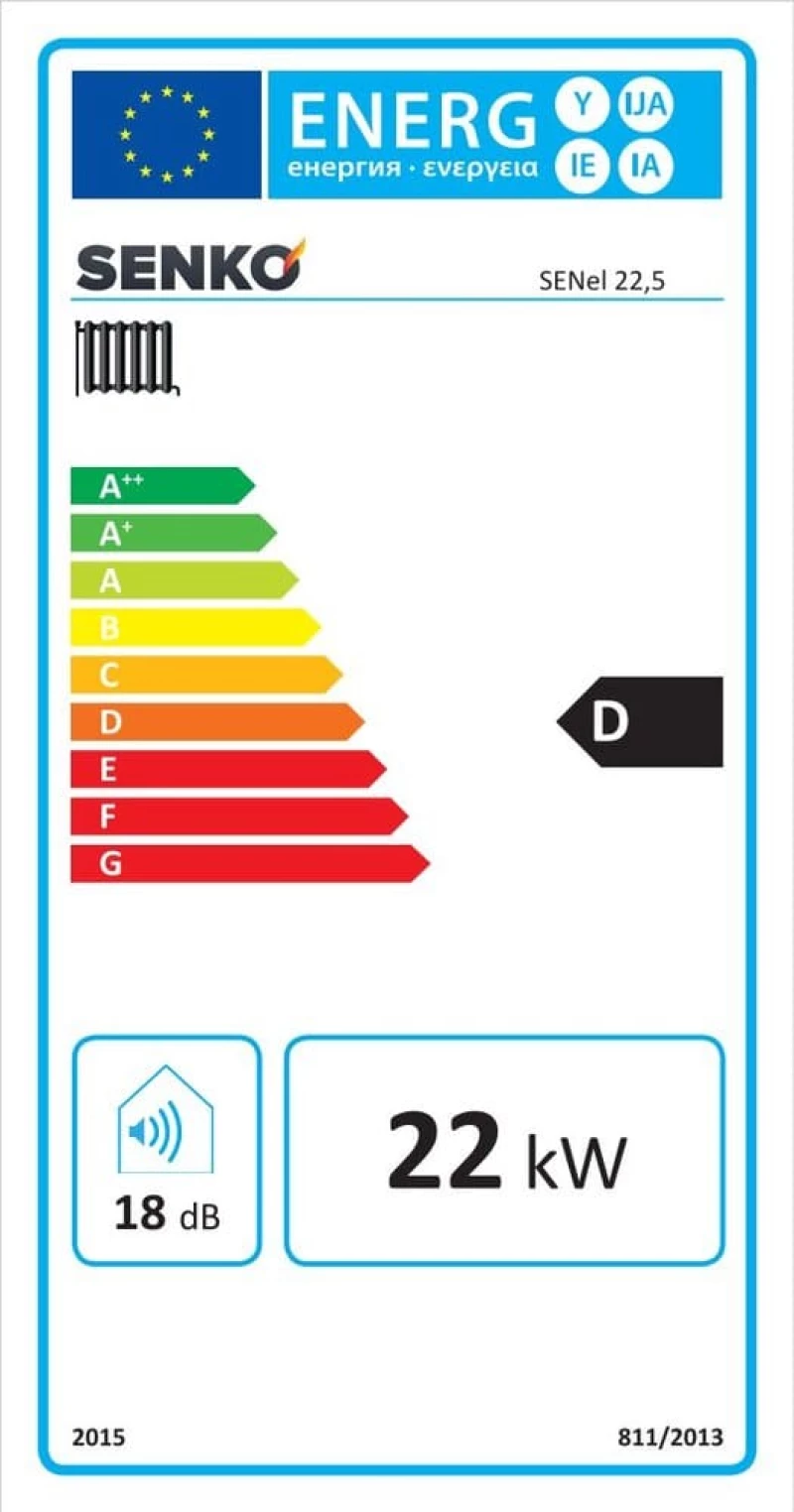 Ηλεκτρικός Λέβητας 22,5 kW Τριφασικός SENel Λευκό