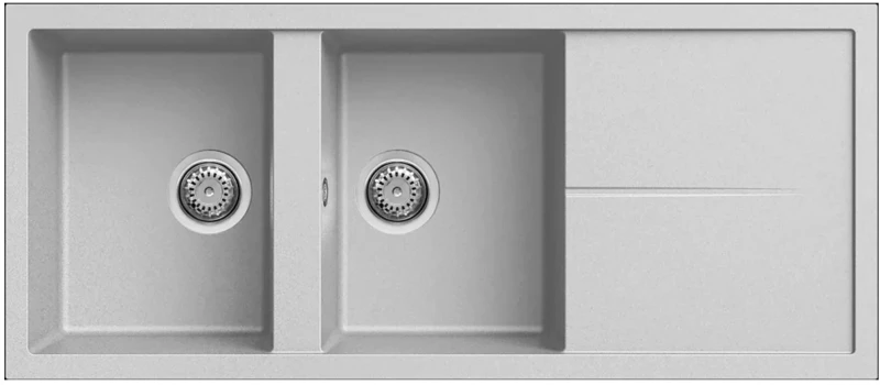 Νεροχύτης κουζίνας UNICO 500 Aluminium 79 ELLECI 116x50cm