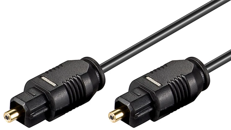 GOOBAY καλώδιο ήχου Toslink 50216  gold plated  2.2mm  1m  μαύρο