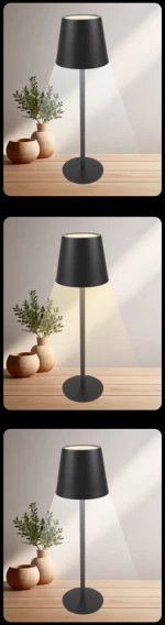 POWERTECH LED επιτραπέζιο φωτιστικό HLL-0194  ρυθμιζόμενο  επαναφορτιζόμενο  λευκό