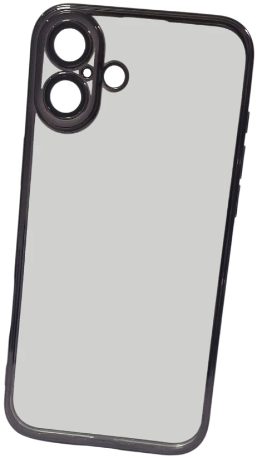 Naxius Case Plating Black iPhone 16 Plus Naxius