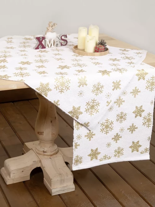 Καρέ Glow Λευκό, Χρυσό Καρέ 85x85