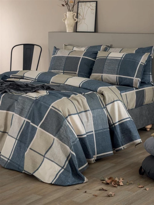 Σετ σεντόνια Φανελένια Palamaiki FB0236 - Υπέρδιπλο 240 x 265