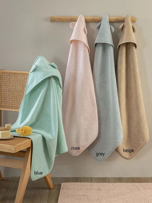 Σετ πετσέτες bebe 2τεμ Palamaiki Robin   Grey Σετ 2 τεμαχίων 40 x 60