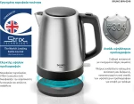 BRUNO BRN-0246 Βραστήρας νερού ανοξείδωτος 1.7L STRIX 2200W, Inox