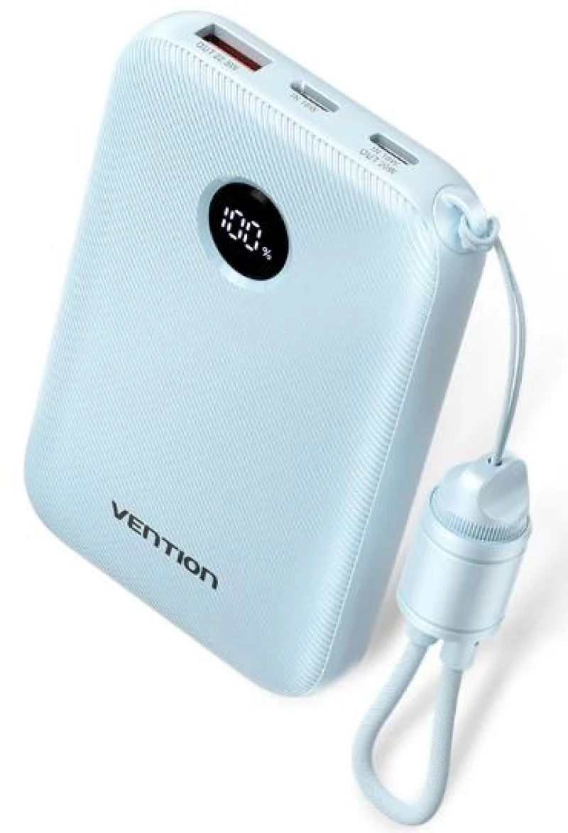 POWER BANK USB 10000MAH 22.5W/BLUE FKAL0-C VENTION