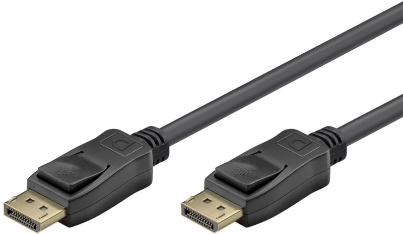 GOOBAY καλώδιο DisplayPort 74778, VESA Certified, 8K/60Hz, 32.4 Gbps, 2m, μαύρο