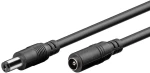 GOOBAY καλώδιο προέκτασης τροφοδοσίας 76671, 5.5x2.1mm, 5m, μαύρο