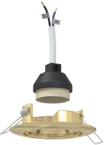vidaXL Spotlights με προβολείς 24 pcs Χρυσό 9 x 9 εκ. Μέταλλο