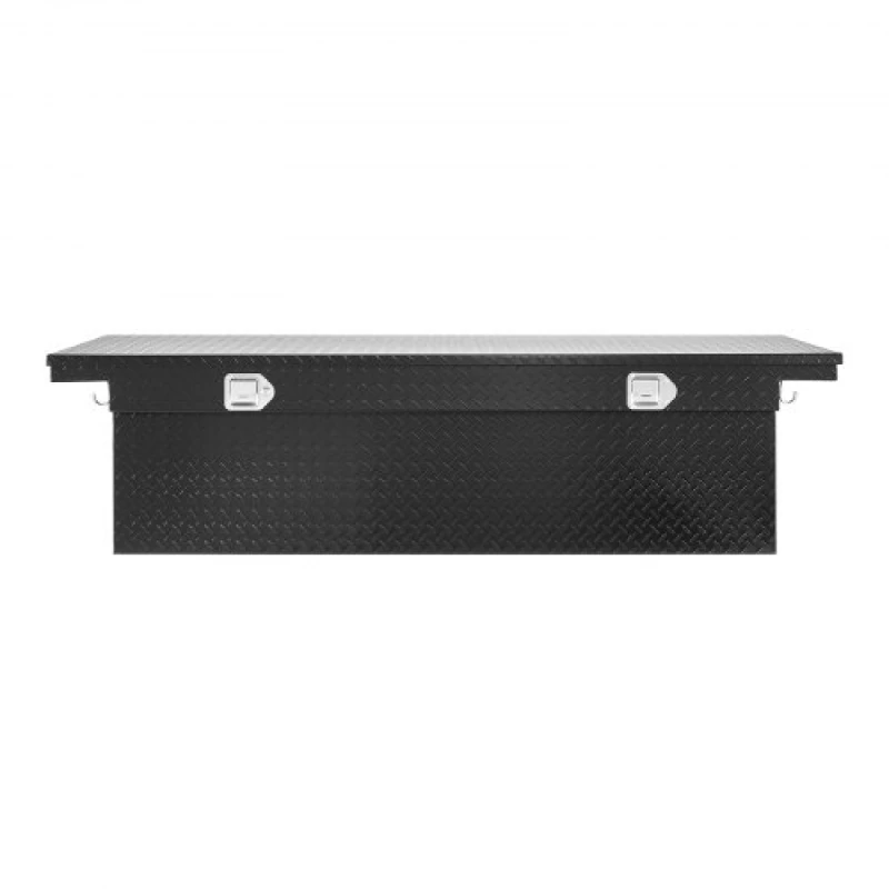 VEVOR Crossover Tool Box 69x12x14 In Heavy Duty Aluminum Toolbox for Truck Bed