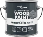vidaXL Βαφή ξύλου Γκρι 16,5 x 16,5 x 15,9 εκ. Εκτύπωση τοίχου