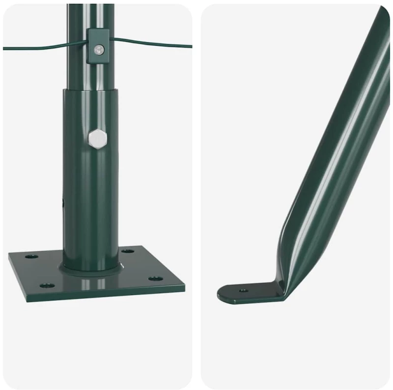 vidaXL Στύλος Περιφράξεων Άλλο 52 pcs Γκρι 3,2 x 3,2 x 70 εκ Ατσάλι