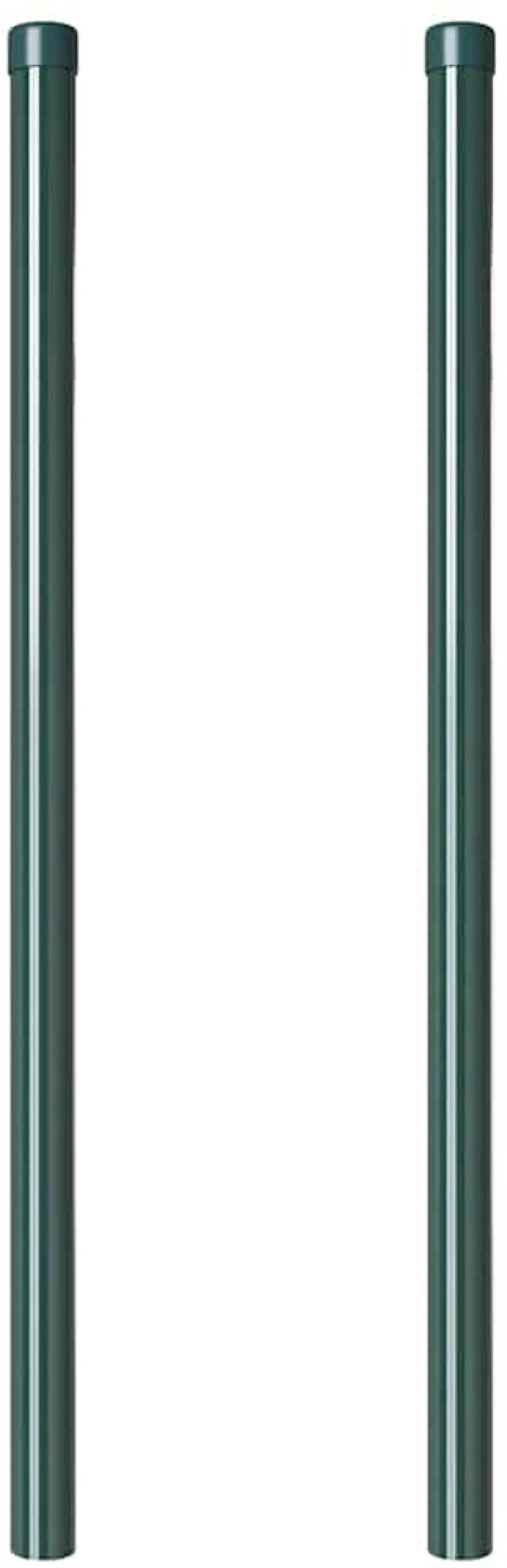 vidaXL Πό posts φράχτη 2 pcs Πράσινο 100 cm