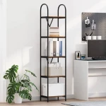vidaXL Ράφι Βιβλίων Παλαιό ξύλο 40 x 30 x 183 εκ Επεξεργασμένο ξύλο