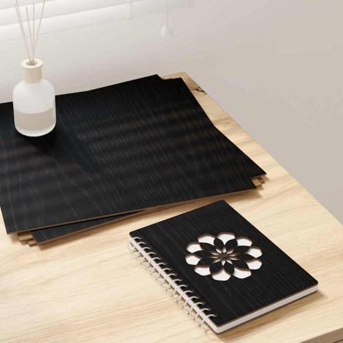 vidaXL Διακοσμητικά Πάνελ 50 pcs Μαύρη δρυς 30 x 30 x 0.3 εκ