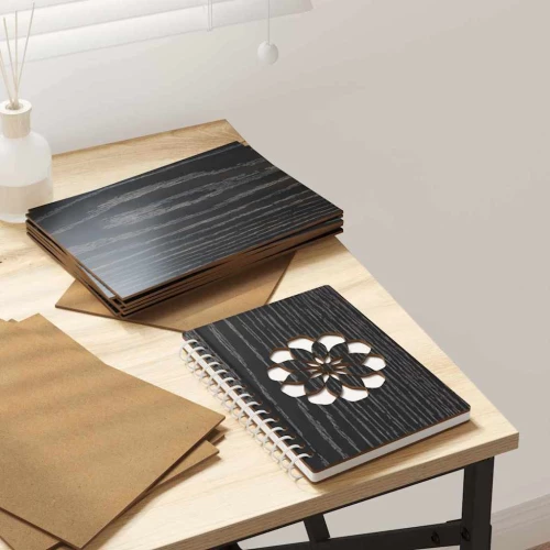 vidaXL Διακοσμητικά Πάνελ 150 pcs Μαύρη δρυς 21 x 30 x 0.3 εκ