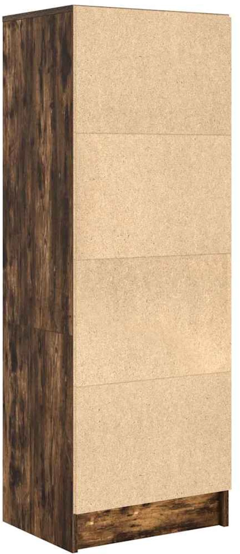 vidaXL Highboard Καπνιστή δρυς 45.5 x 34 x 127 εκ Επεξεργασμένο ξύλο