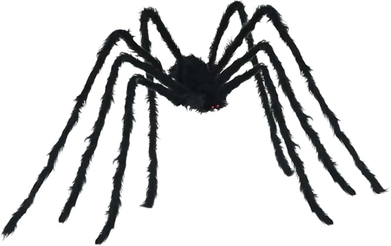 vidaXL Διακόσμηση Halloween Αράχνη 3 pcs Μαύρο 200 cm