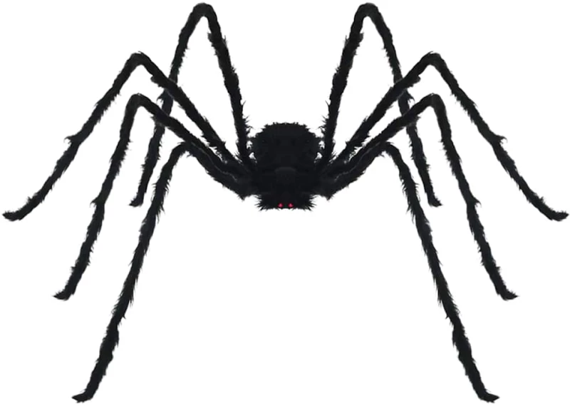 vidaXL Διακόσμηση Halloween Αράχνη 3 pcs Μαύρο 200 cm