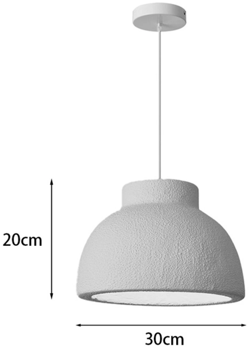 Φωτιστικό οροφής Jenila pakoworld E27 ps λευκό Φ30x20εκ