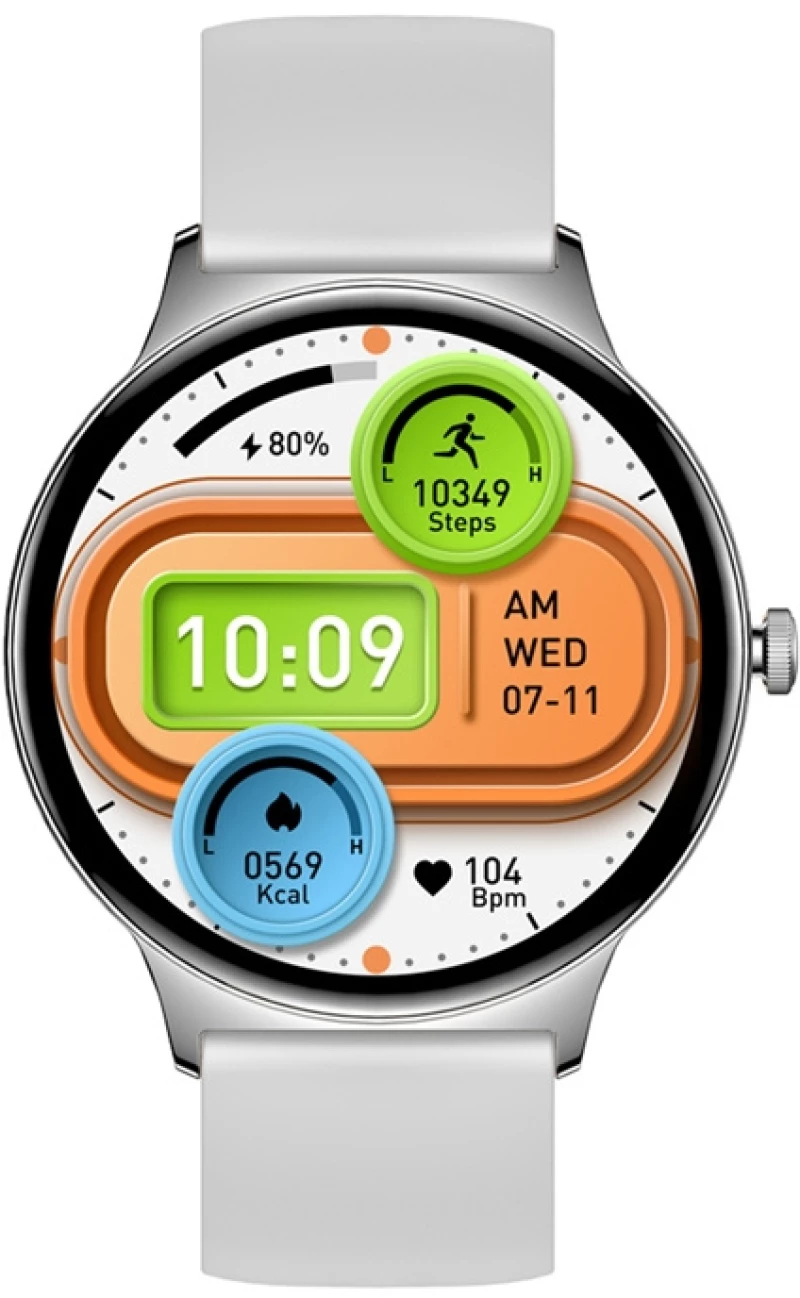 Colmi V89 smartwatch (ασημί)