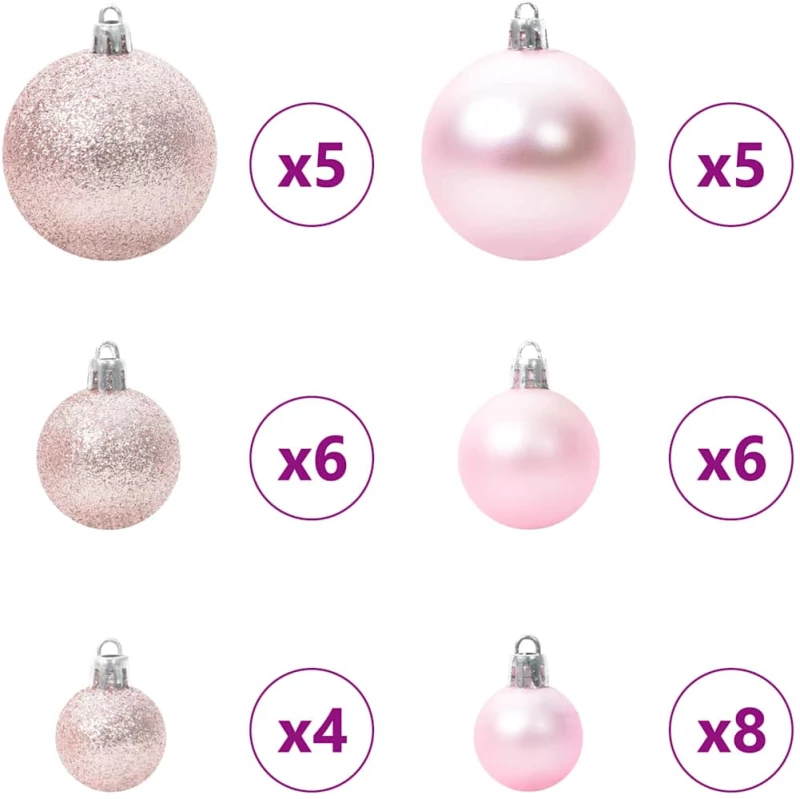 vidaXL Τεχνητό Χριστουγεννιάτικο Δέντρο με 150 LED Λευκό 120 cm