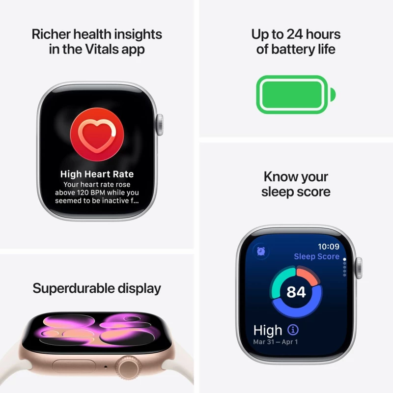 Smartwatch Apple Μαύρο Γκρι 46 mm