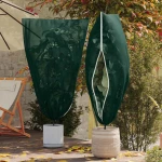 vidaXL Καλύμματα Φλις Προστασίας Φυτών από Παγετό 5 pcs Πράσινο