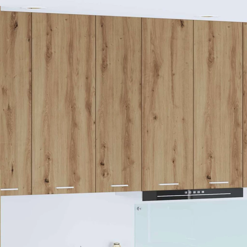 vidaXL Κρεμαστό ντουλάπι με πόρτα Riga Artisan Oak 30 x 31 x 100 εκ.