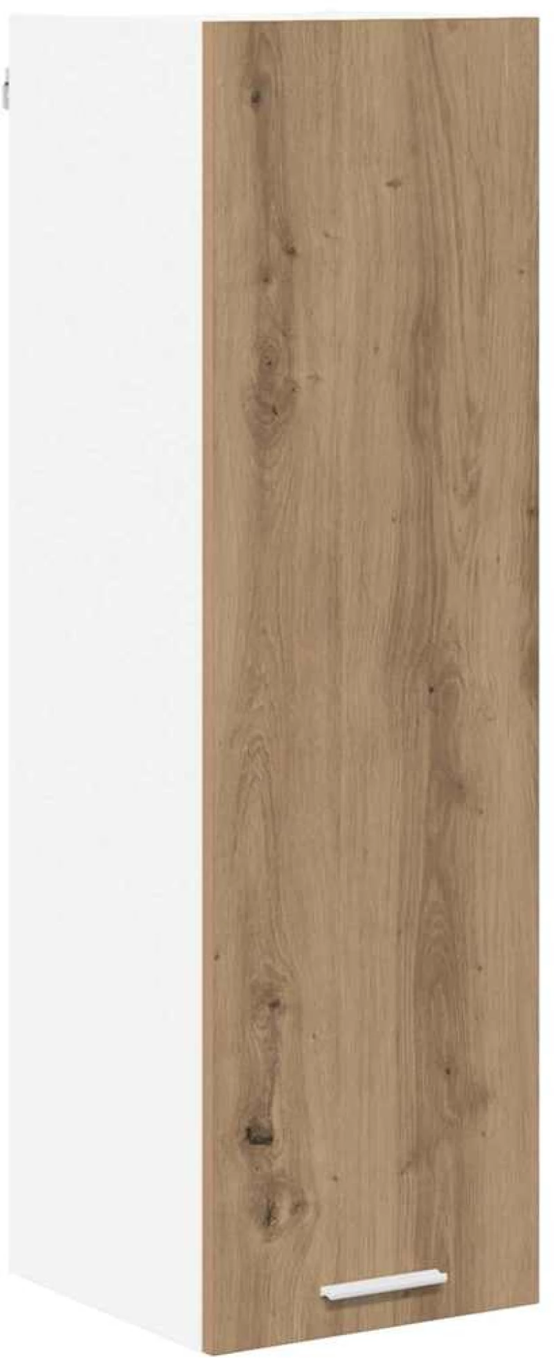 vidaXL Κρεμαστό ντουλάπι με πόρτα Riga Artisan Oak 30 x 31 x 100 εκ.