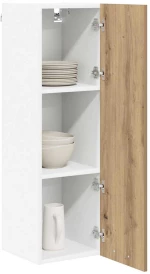 vidaXL Κρεμαστό ντουλάπι με πόρτα Riga Artisan Oak 30 x 31 x 100 εκ.