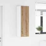 vidaXL Κρεμαστό ντουλάπι με πόρτα Riga Artisan Oak 30 x 31 x 100 εκ.
