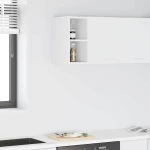 vidaXL Κρεμαστό ντουλάπι με αποθήκευση Riga Λευκό 20 x 29,5 x 40 εκ.