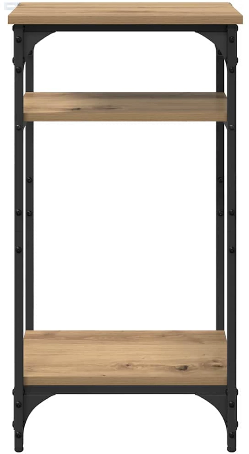 vidaXL Τραπεζάκι Πλευράς με ράφι Artisan Oak 40 x 30 x 75 cm
