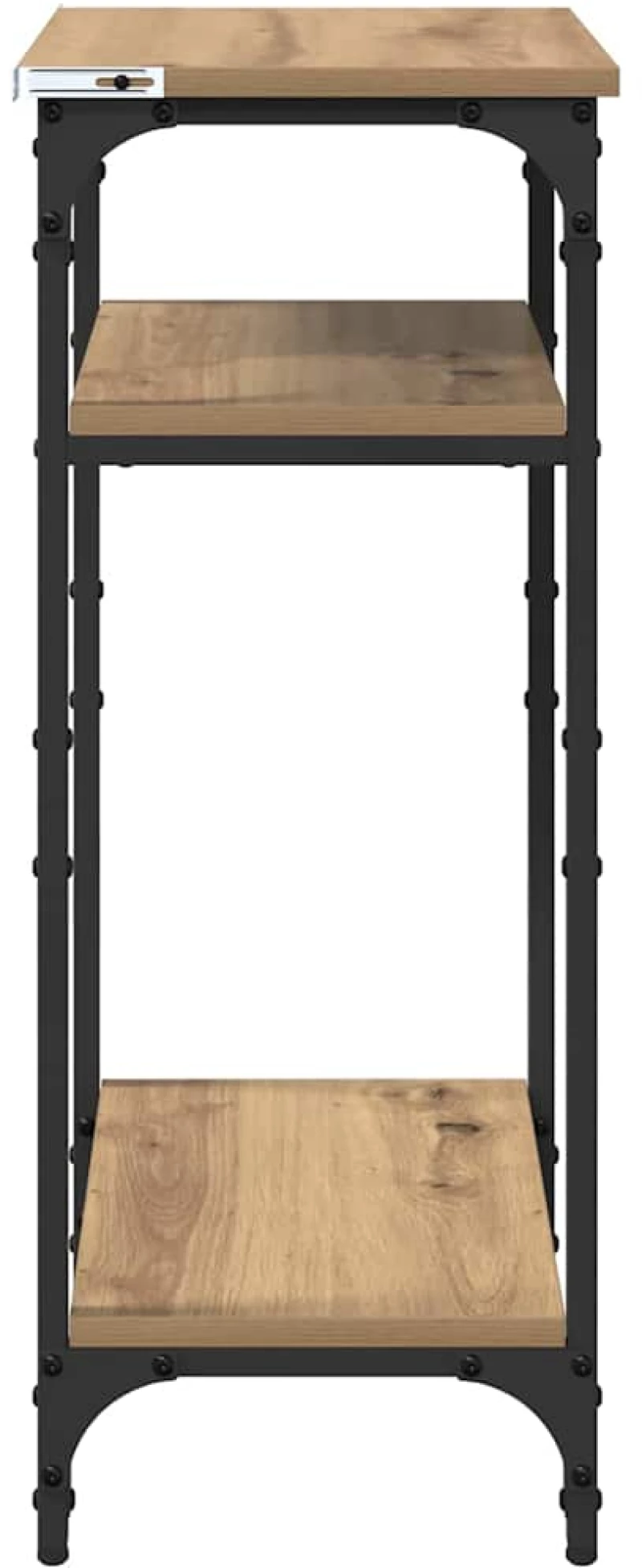 vidaXL Τραπεζάκι Πλευράς με ράφι Artisan Oak 40 x 30 x 75 cm